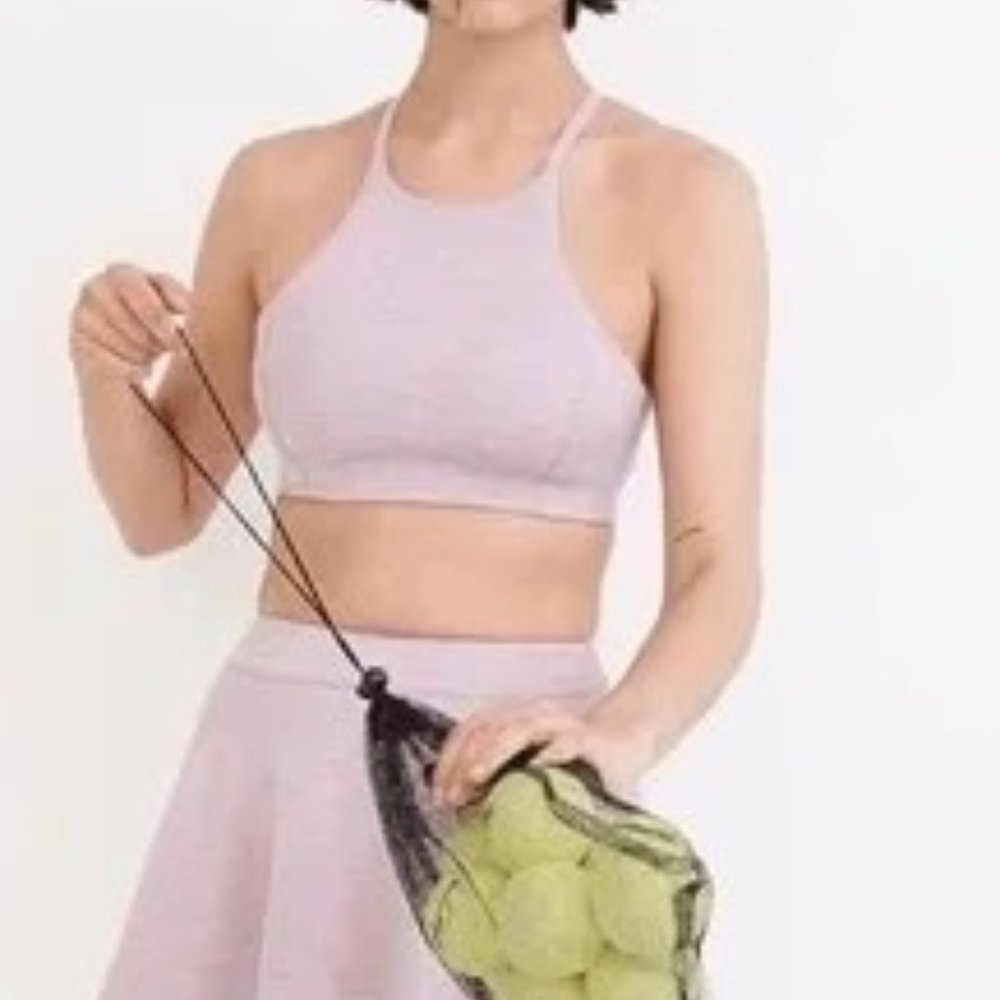 Outdoor Voices Free Form Flow strappy sports bra size medium MD Watermelon Sugar